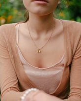 Mystical Moonstone Necklace with Butterfly charm